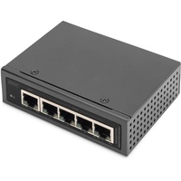 Digitus 5-Port Gigabit PoE Extender 1-Port 802.3bt, PoE/4-Port 802.3af/at
