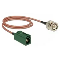DeLock 89681 0,5 m FAKRA E BNC Braun, Grün