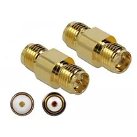 DeLock 89975 89975 SMA-Adapter SMA-Buchse - RPSMA-Buchse 1St.