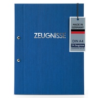 Goldbuch Zeugnismappe Colours, Blau