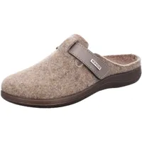ROHDE Damen Pantoffel Hausschuh Klettverschluss Softfilz Bari 6549, Größe:42