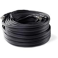 Nedis CCTVCA10BK100 10 m - Rund - PVC -