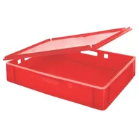 Proregal Eurobehälter Fleischerkasten E1 mit Auflagedeckel HxBxT 12,5x40x60cm |