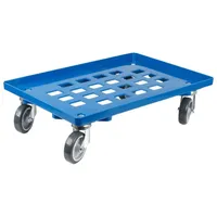 Proregal Transportroller für Euroboxen 60x40cm mit Gummiräder blau |