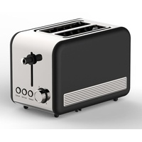 Schäfer Elektronik Toaster Retro 2-Scheiben Toaster Toastautomat 850 Watt