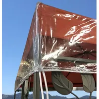 Quick Star Pavillon Schutzhaube 2x3m Wasserdicht Transparent