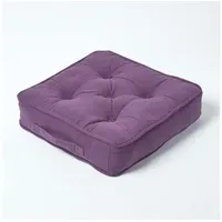 Homescapes Sitzkissen Rajput lila 40/40/8 cm