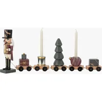 Bloomingville Nussknacker Zug 45 cm mehrfarbig