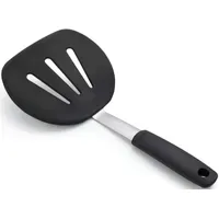 Oxo Pfannenwender flexibel Silikon 15,2 x 30 cm schwarz