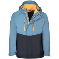 TROLLKIDS Bryggen Jacke - Steel Blue / Black /