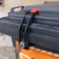CTS Mülltonnenverriegelung, 60 - 360 Liter, schwarz, gleichschließend