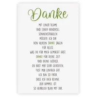 Bsb Dankeschön Karte - Dankeskarten in 11,5 x 17,0