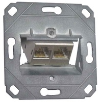 Metz Connect Anschlussdose, Cat.6A TN E-DATmod-2Up0