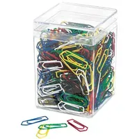 Wedo Büroklammern (Metall, 26 mm, lackiert, 500 Stück