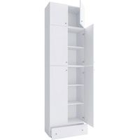 VCM Kleiderschrank Lona XXL Weiß ca. 70x240x39 cm