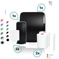 Blanc HYGIENIC KOMPLETT-SET Waschraum MANUELL: Handtuchrollenspender AUTOCUT + 2