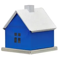 Knox - Räucherhaus/Räucherkerzenhalter Unifarben aus Metall für Räucherkerzen Größe