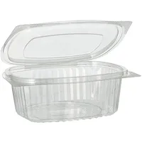 Papstar Starpak 50 Feinkost- und Salatschalen mit Klappdeckel, R-PET