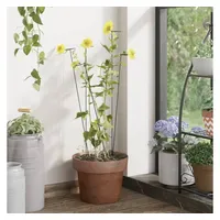 VidaXL Pflanzenstützen 20 Stk. Dunkelgrün 91 cm Stahl