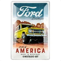Nostalgic-Art Retro Blechschild, Ford - Bronco Pride of America