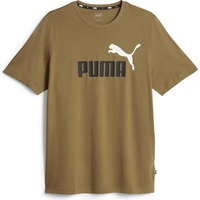 Puma T-Shirt Baumwolle, Logo-Print, für Herren CHOCOLATE Chip) S