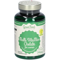 GreenFood Nutrition Multi VitaMin Chelate für Frauen 60 Kapseln