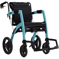 Rollz Motion Small Rollator/Rollstuhl island blue