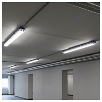 V-Tac Wannenleuchte LED Feuchtraumlampe 127,5 cm Werkstattleuchte neutralweiß LED