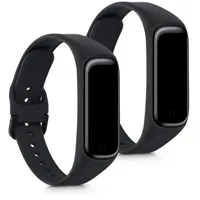 Kwmobile 2X Sportarmband kompatibel mit Samsung Galaxy Fit 2
