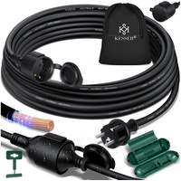 Kesser KESSER® Verlängerungskabel mit Schutzkappe Outdoor - für Innenbereich