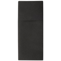 Papstar Bestecktaschen, Airlaid 40 cm x 48 cm schwarz