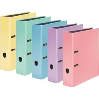 Falken 10er-Pack Ordner A4 »PastellColor« 8 cm mehrfarbig, 8x31.8x28.5