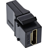 InLine HDMI Keystone Snap-In Einsatz 4K/60Hz, HDMI A Buchse/Buchse,