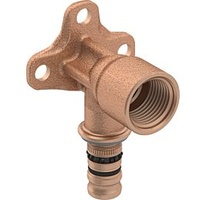 Geberit Mepla d= 20mmxRp 1/2x52mm, 90Grad, Rotguss