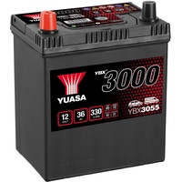 YUASA YBX3055 12V 36Ah 330CCA versiegelte wartungsfreie Hochleistungs-Autobatterie