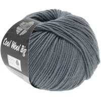 Lana Grossa Cool Wool Big Häkelwolle, 120 m grau