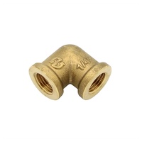 Stabilo-sanitär Stabilo-Sanitaer Messingfitting Winkel 1/4 Zoll Innengewinde DN8 90°