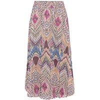 LASCANA Plisseerock Damen bunt bedruckt Gr.44