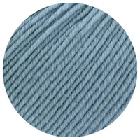 Lana Grossa Häkelwolle Cool Wool Blau/Grau 50 g