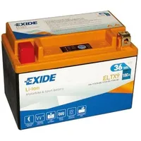 Exide ELTX9 Lithium Motorradbatterie 3Ah