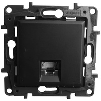 Legrand Computersteckdose RJ45 CAT6 UTP schwarz Niloe Step Unterputz