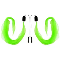 Diabolo Freizeitsport UV leucht Poi in Grün - Angel