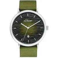 S.Oliver Herren Uhr Armbanduhr Nylon 2034602
