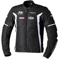 RST IOM Team Evo, Textiljacke wasserdicht - Schwarz/Weiß -