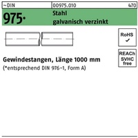 Industrial Quality Supplies DIN 975 Gewindestange VG M16x1000 Stahl