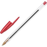 BIC Cristal Original medium Kugelschreiber rot/transparent (8373619)