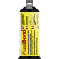 Petec PlastBond 50 ml) Kunststoff-Klebstoff,Klebstoff, Kunststoffreparatur,Universalklebstoff schwarz