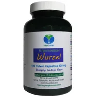 Vitalleben BRENNNESSELWURZEL 180 Kapseln NATUR PUR Brennnessel Wurzel zur