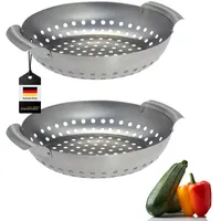 Bremermann Grillkorb 27 x 6 x 22,5 cm Edelstahl