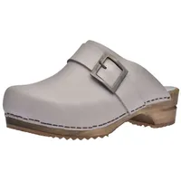 Sanita Wood-Urban Open Clog Grau 41